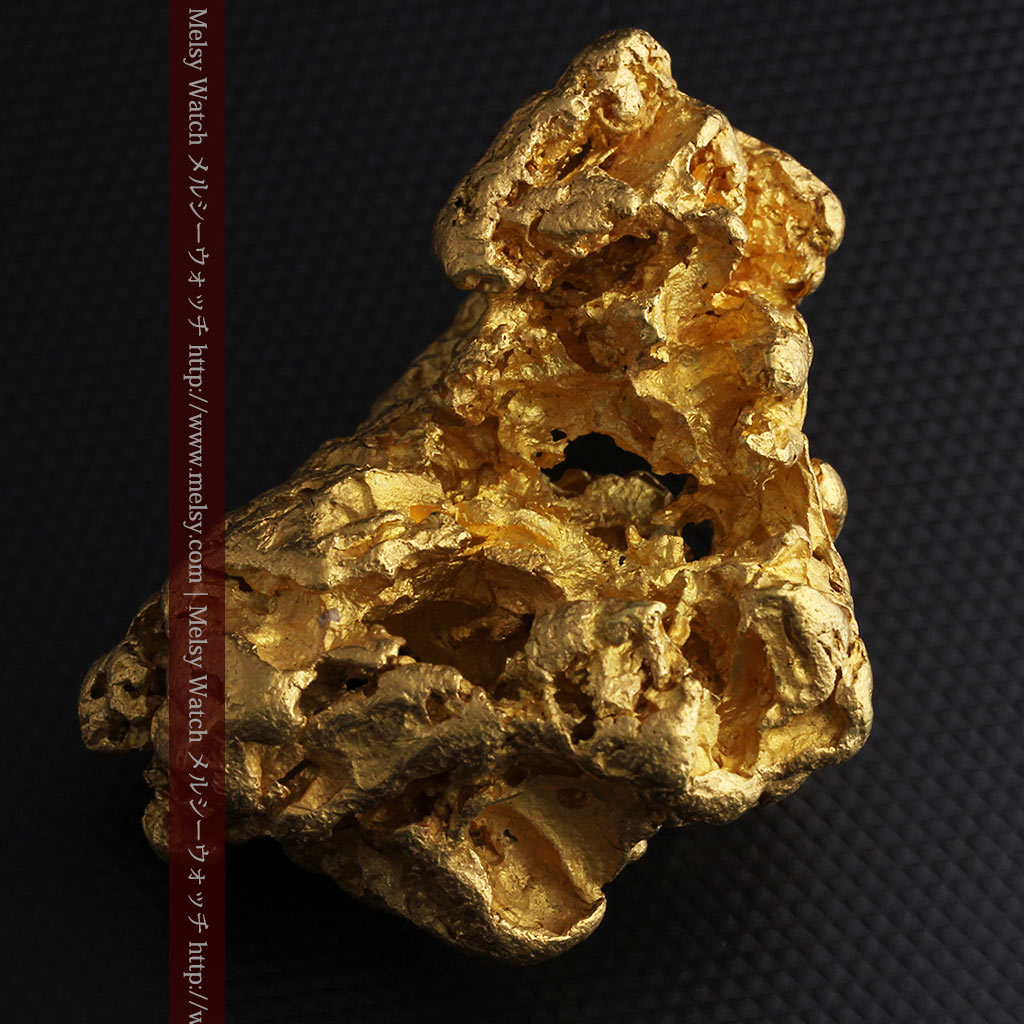 231gの天然のジュエリーのように光り輝く超大型自然金 - 自然金と金塊